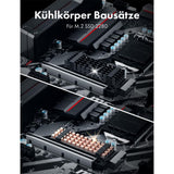 GRAUGEAR Kühlkit für M.2 2280 SSD Aluminium Kupfer
