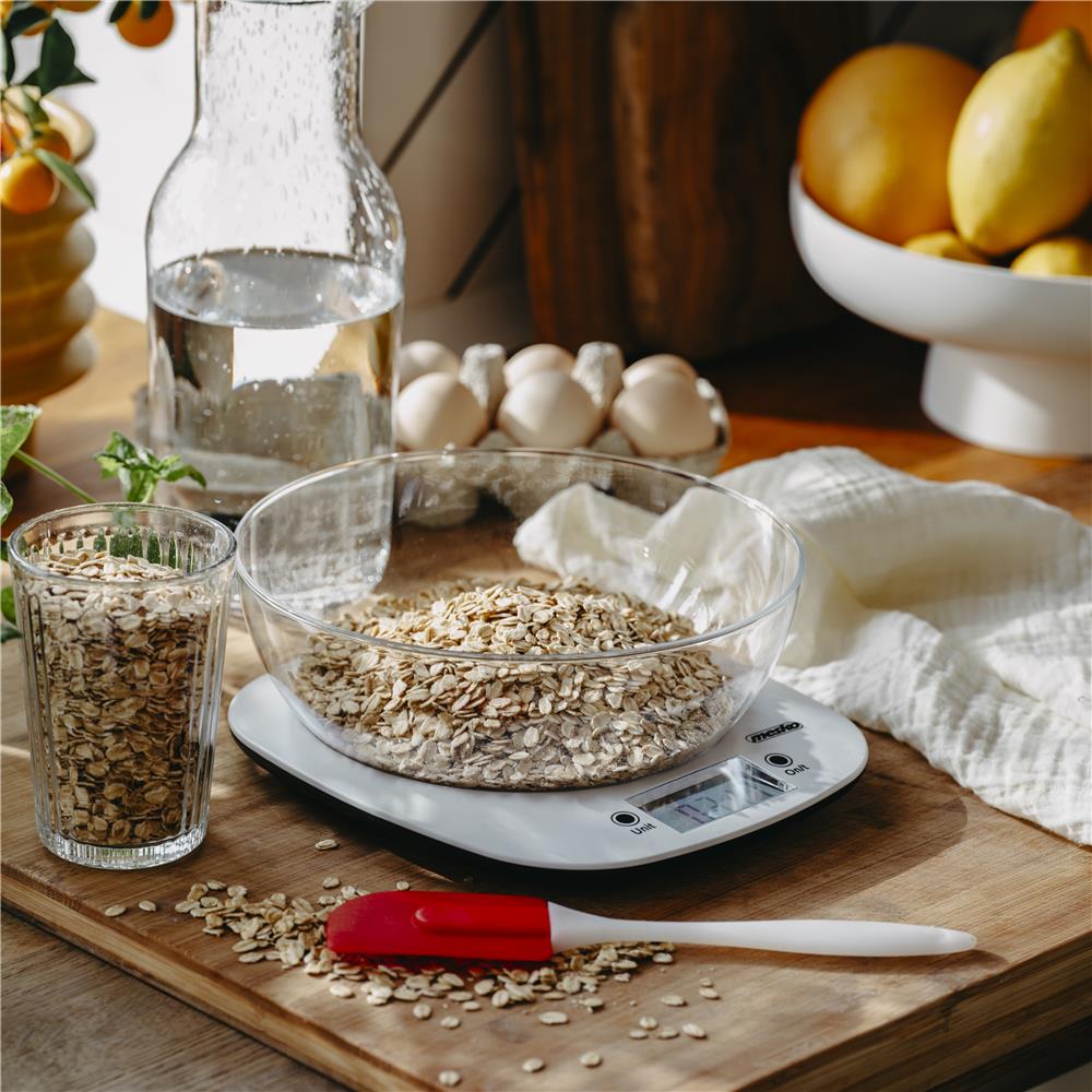 Mesko MS 3179 Küchenwaage mit Schüssel 5kg – Präzise & vielseitig