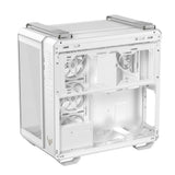 ASUS TUF Gaming GT502 Horizon TG ARGB White Zweikammer PC Gehäuse mit 4 ARGB Lüftern
