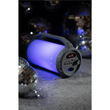 Adler AD 1169 tragbarer Bluetooth-Lautsprecher Grau 1200mAH RGB-LED-Beleuchtung Micro-SD