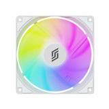 Silentware RF140W-R White 140mm PWM A-RGB Reverse-Airflow Lüfter, RGB, leise für PC-Gehäuse