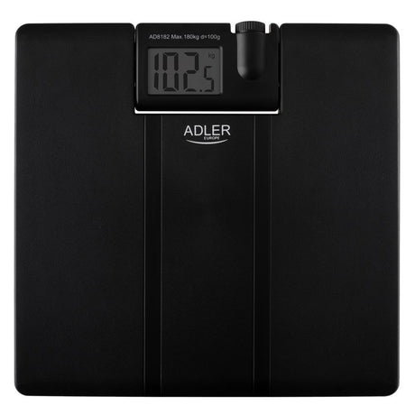 Adler AD 8182 Badezimmerwaage mit Projektor 180kg Personenwaage schwarz
