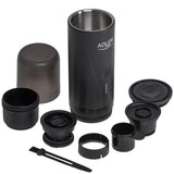 Adler AD 4400 tragbare elektrische Espressomaschine mit Wasserheizfunktion, 20 Bar, Akku