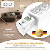 IOIO Elektronisches Heizungsthermostat HT 2000 2er Pack Thermostat programmierbar digital weiß
