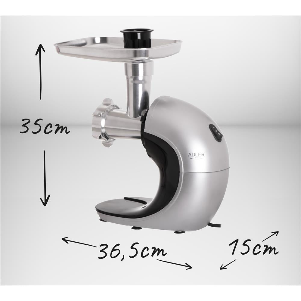 Adler AD 4131 3in1 Küchenmaschine, Entsafter, Fleischwolf und Zerkleinerer in einem