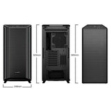 be quiet! Dark Base 701 Black PC-Gehäuse, Midi-Tower, 3x Lüfter, ARGB-Beleuchtung + Controller
