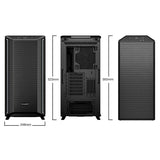 be quiet! Dark Base 701 Black PC-Gehäuse, Midi-Tower, 3x Lüfter, ARGB-Beleuchtung + Controller