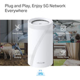 TP-Link Deco BE65-5G BE9300 WiFi 7 Mesh System 5G Router Tri Band 2.5G HomeShield