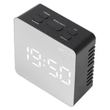 Camry Wecker CR 1150b digital schwarz LED Anzeige beleuchtet Datum Uhr Temperatur USB Batterie Thermometer