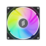 Silentware RF140D-R Black 140mm PWM A-RGB Reverse-Airflow Lüfter mit Daisy-Chain, RGB