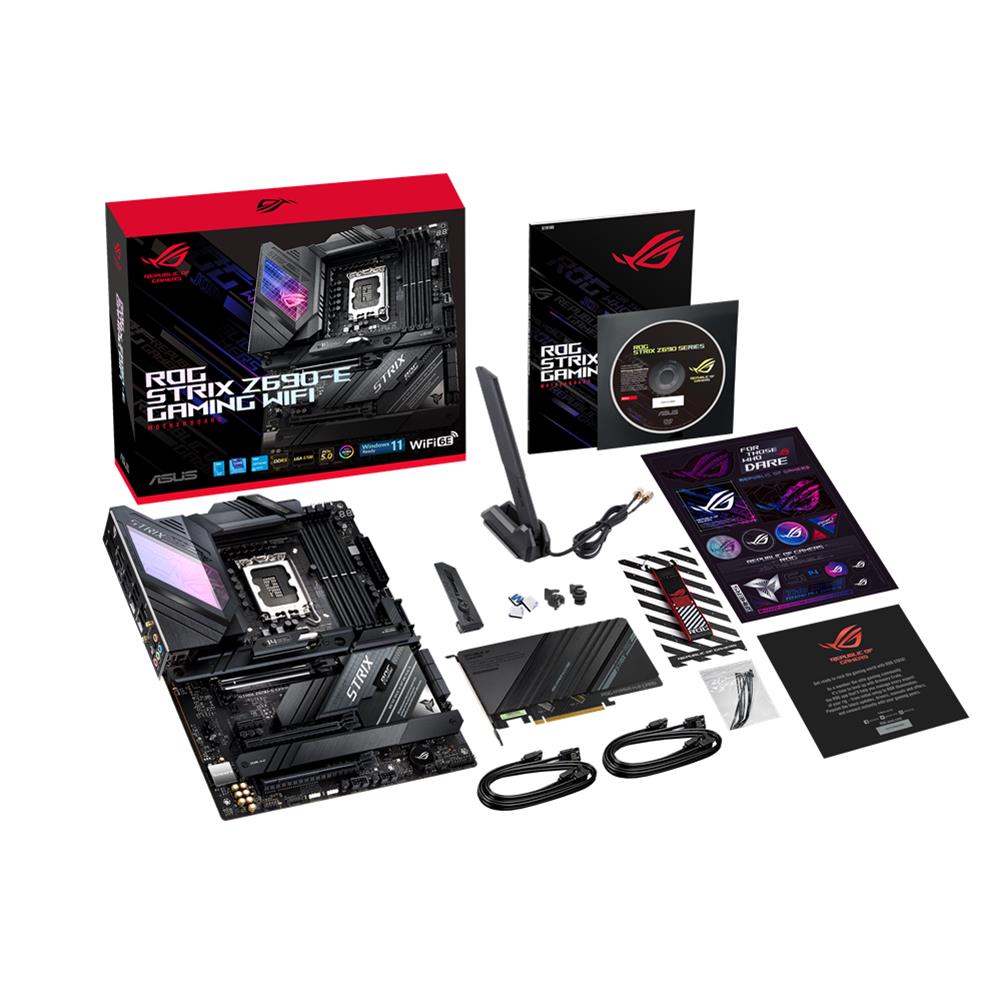 ASUS ROG STRIX Z690-E GAMING WIFI Mainboard Sockel Intel LGA 1700 ATX PCIe 5.0 DDR5 WiFi 6E M.2 USB