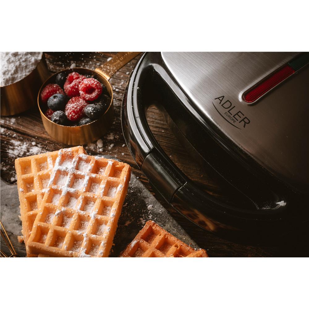 Adler 5-in-1 Sandwichmaker AD 3040 5 auswechselbare Platten Kontaktgrill Waffeleisen Multigrill