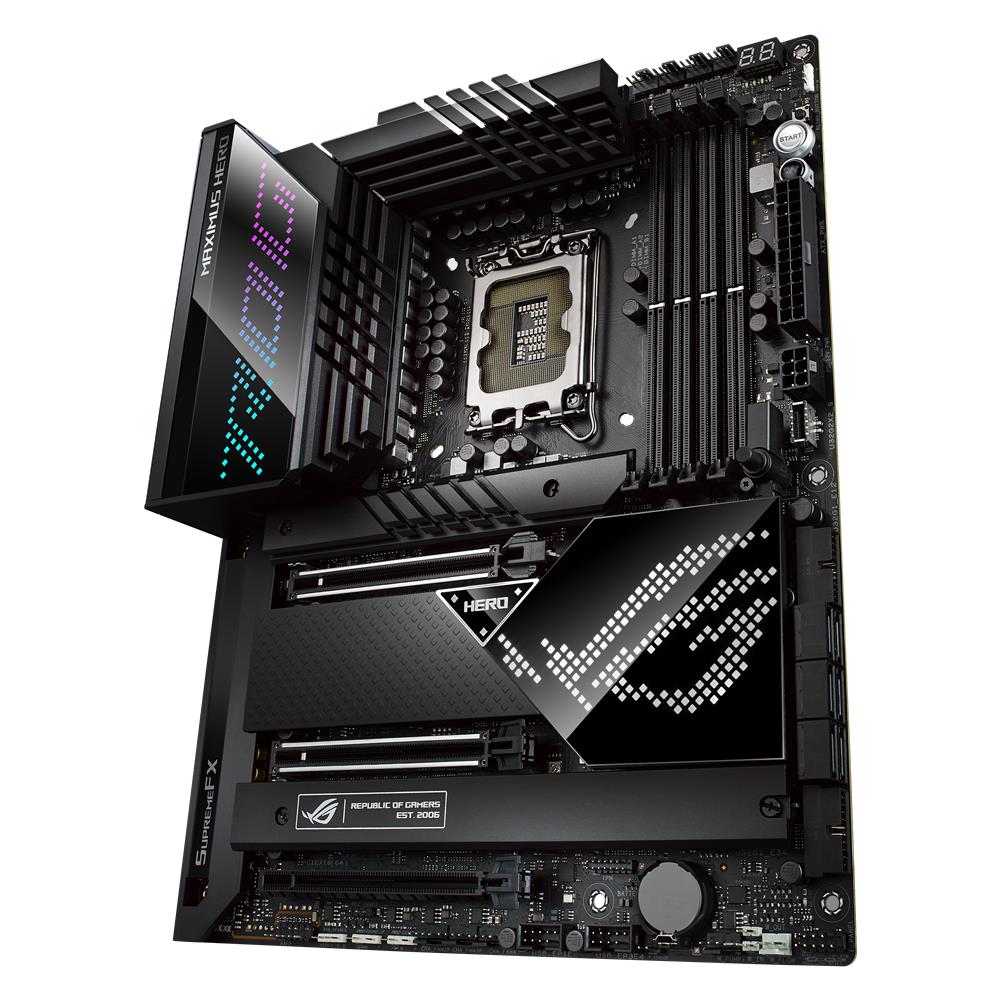 ASUS ROG MAXIMUS Z690 HERO Gaming Mainboard Sockel Intel LGA 1700 ATX DDR5 M.2 USB 3.2 Thunderbolt 4