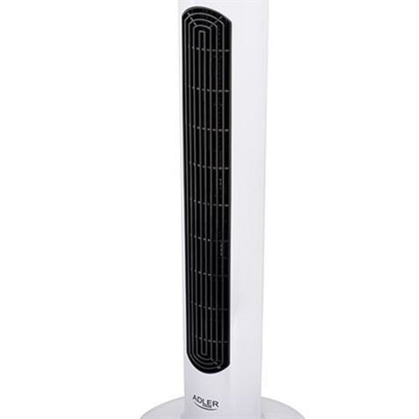 Adler AD 7857 Säulenventilator 96cm weiß schwarz Ventilator Lüfter Timer Funktion LED Anzeige Standventilator