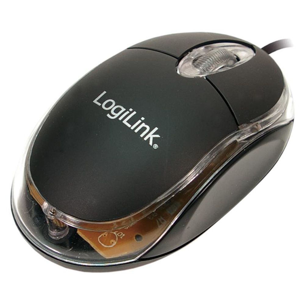 LogiLink Maus optisch USB Mini mit LED