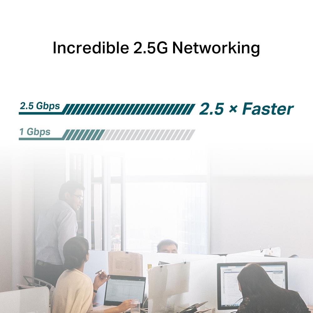TP-Link TX201 2.5G PCIe-Netzwerkadapter – High-Speed Ethernet, inkl. Low-Profile-Halterung