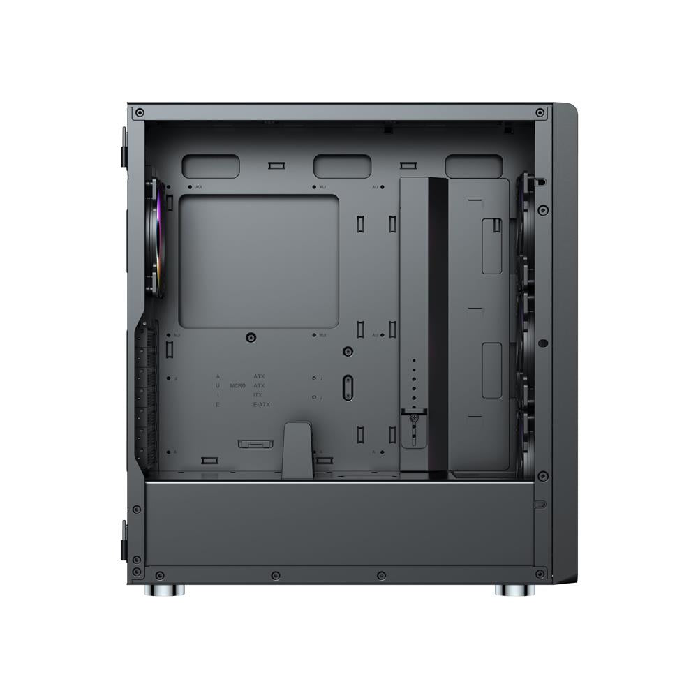 Silentware Air 100 Black – Midi Tower mit Mesh-Front, Glas-Seitenfenster & 4 A-RGB Lüftern
