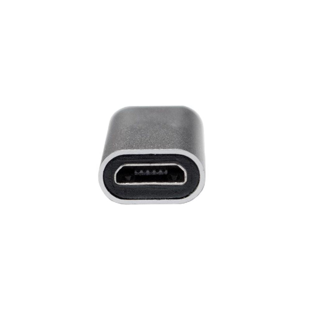 LogiLink USB-C Adapter auf Micro USB Buchse Silber