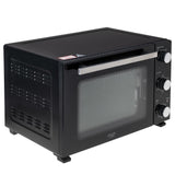 Adler AD 6026 Elektrobackofen 48L Umluft Timer Mini Backofen Drehspieß schwarz