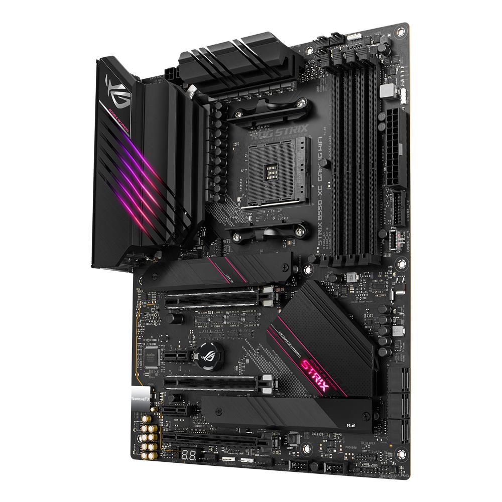 ASUS ROG Strix B550-XE WiFi Gaming Mainboard AMD Ryzen AM4 ATX PCIe M.2 USB RGB Aura Sync