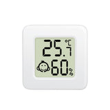 LogiLink Flaches Thermo-Hygrometer (3er-Set), mit Comfort-Level-Emojianzeige, weiß