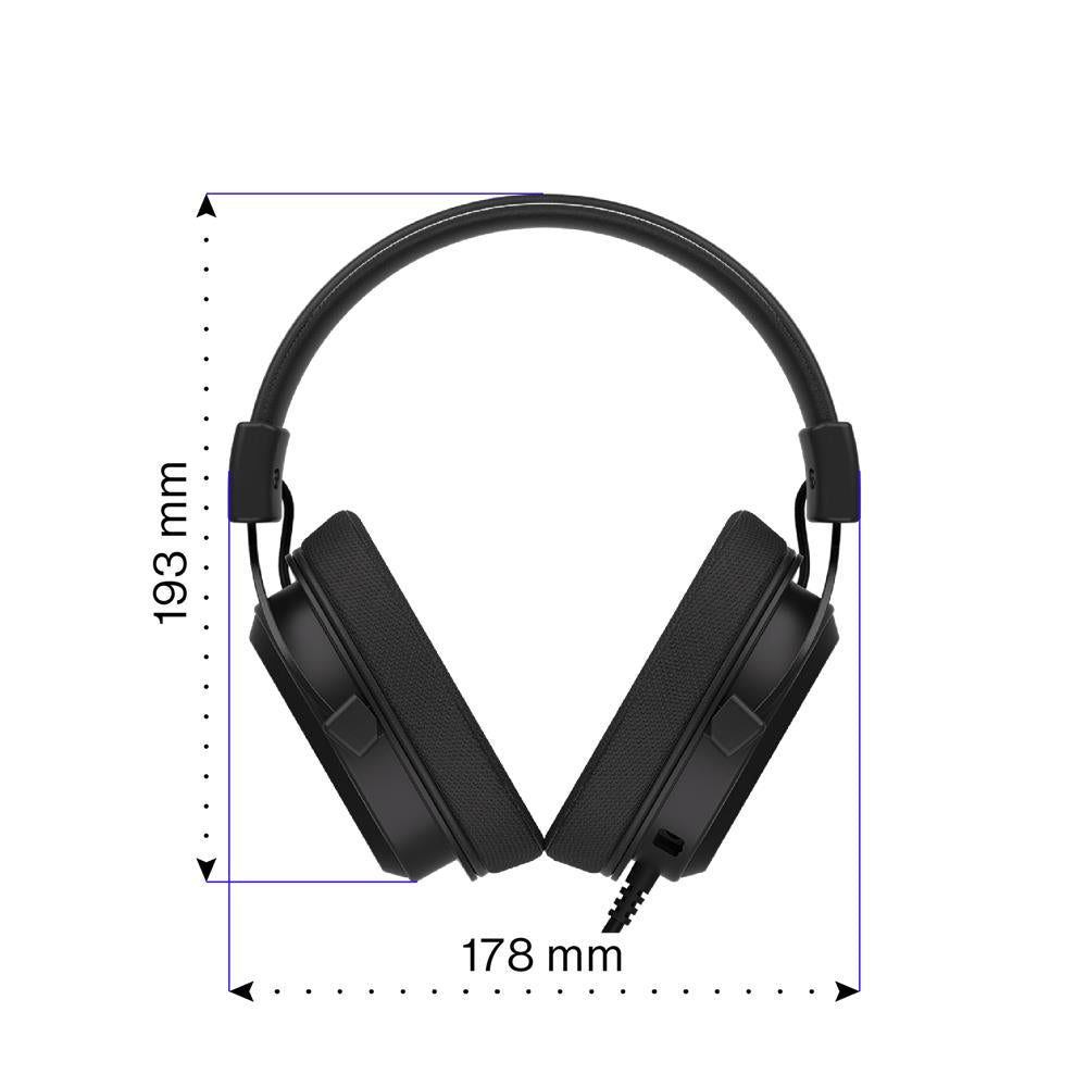 ENDORFY VIRO Infra EY1A003, Gaming Headset, Kopfhörer mit Mikrofon, Schwarz, Klinke, Over-Ear