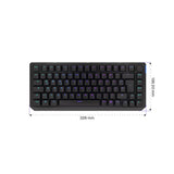 ENDORFY Thock 75 Prozent Wireless Tastatur DE Layout Kailh Box Red Schwarz