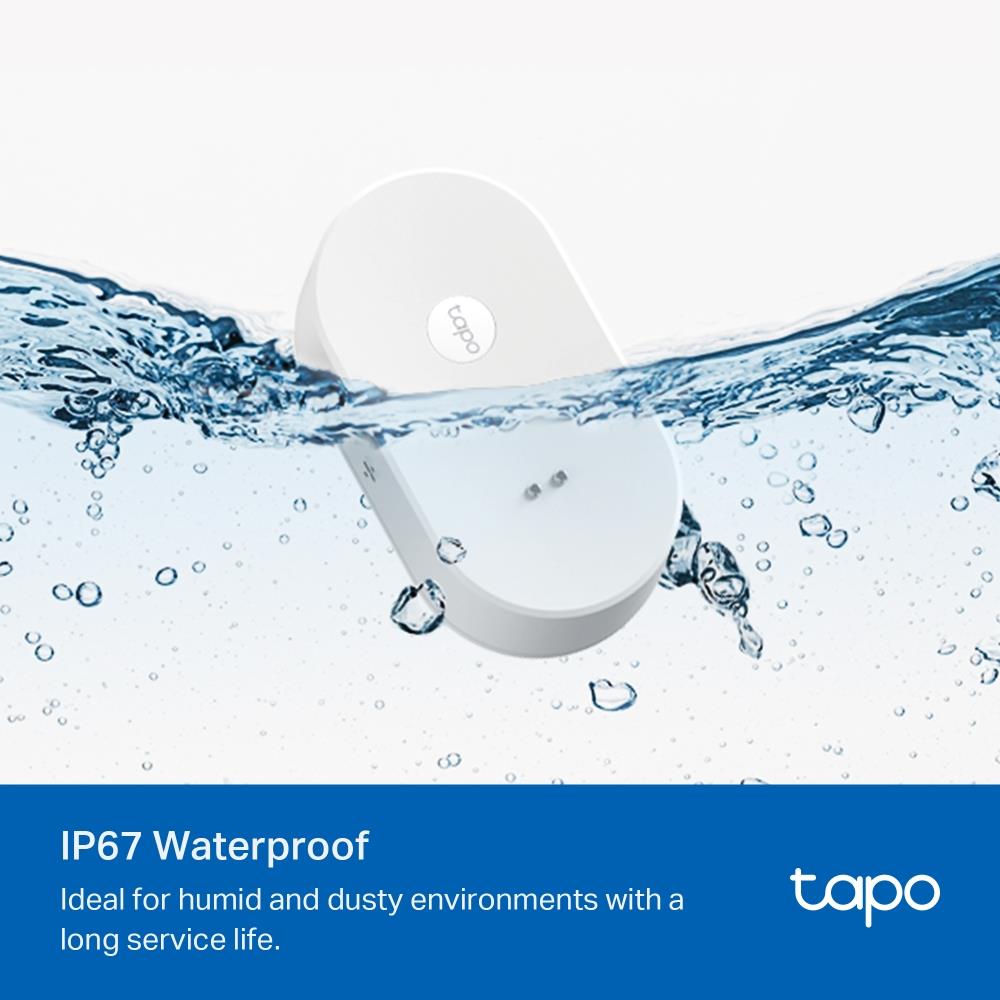 TP-Link Tapo T300 – Intelligenter Wasserlecksensor mit 90 dB-Alarm & IP67-Schutz