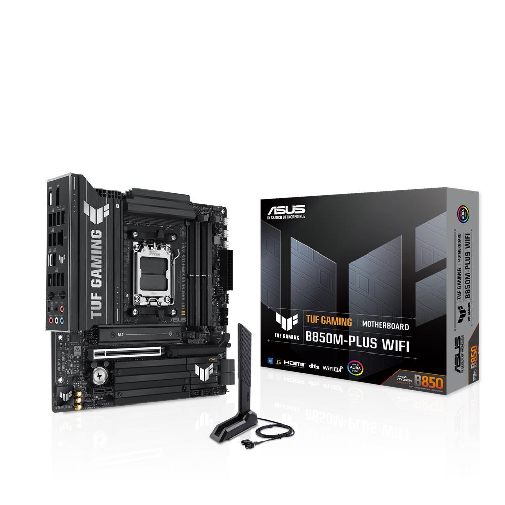 ASUS TUF Gaming B850M-PLUS WIFI Mainboard AM5 mATX DDR5 PCIe 5.0 WiFi 6E