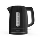 Adler AD 1380b Wasserkocher Kunststoff 1,0 l schwarz – kompakt & sicher