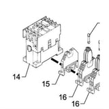 Nilfisk Original 3821748 Auxiliary Switch AB 100-SB10 / Schalter