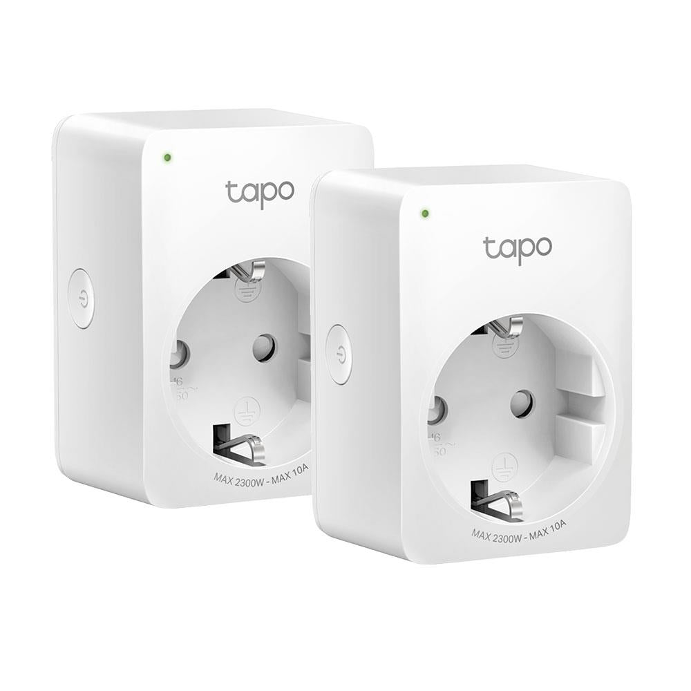 TP-Link Tapo P100 Mini Smart WLAN-Steckdose 2er Pack Fernzugriff kein Hub notwendig