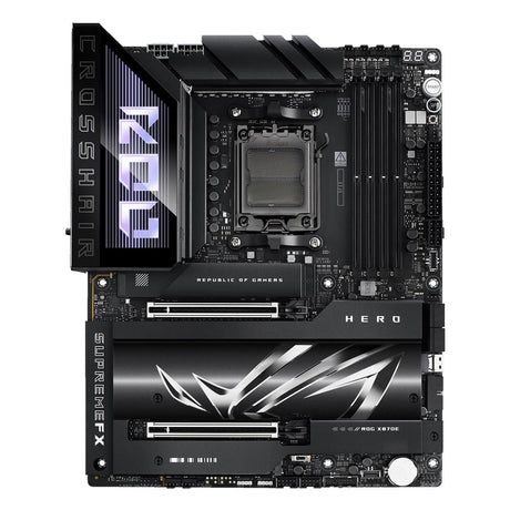 ASUS ROG CROSSHAIR X870E HERO Mainboard AM5 ATX DDR5 PCIe 5.0 Wi-Fi 7