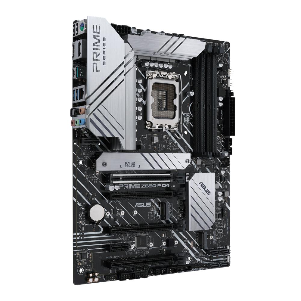 ASUS Prime Z690-P D4 CSM Mainboard Sockel Intel LGA 1700 ATX PCIe 5.0 M.2 DDR4 Thunderbolt 4 Aura Sync