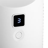 Adler AD 7343 USB-Tischventilator ohne Rotorblätter, kabellos, leise, mit Akku, LED-Display und 3 Geschwindigkeitsstufen, modern, Weiß