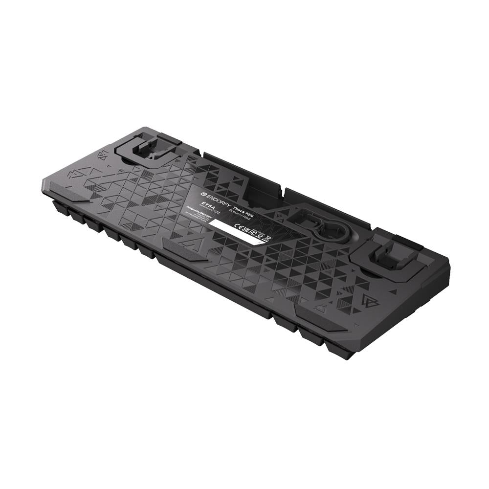 ENDORFY EY5A076 - Keyboards (US) Thock 75% Kailh RD, Tastatur, Schwarz, ENG-Layout, Beleuchtet