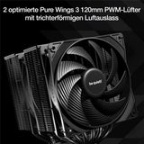 be quiet! Pure Rock Pro 3 CPU Luftkühler Black