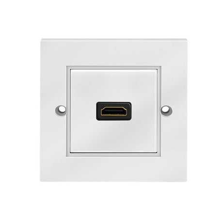 LogiLink Wanddose mit 1x HDMI Buchse an Buchse, Anschlussdose in Weiß