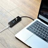 LogiLink USB 3.0/Gigabit Adapter mit 3-Port USB 3.0 Hub