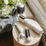 Adler AD 2027 Haarstyler 5 in 1 Weiß Champagne 1200 W mit Kaltlufttaste