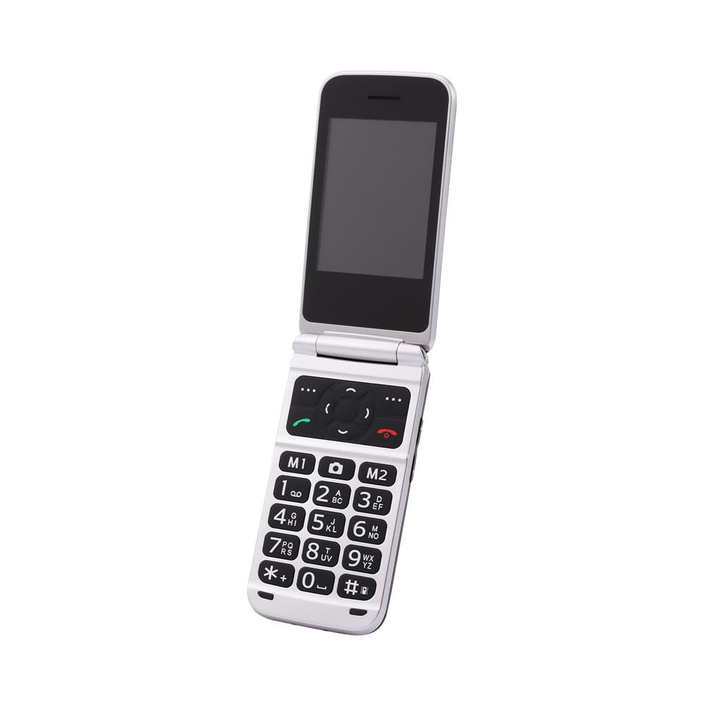 Olympia Mobiltelefon VITUS 4G Bluetooth Seniorenhandy große Tasten Klapphandy rot