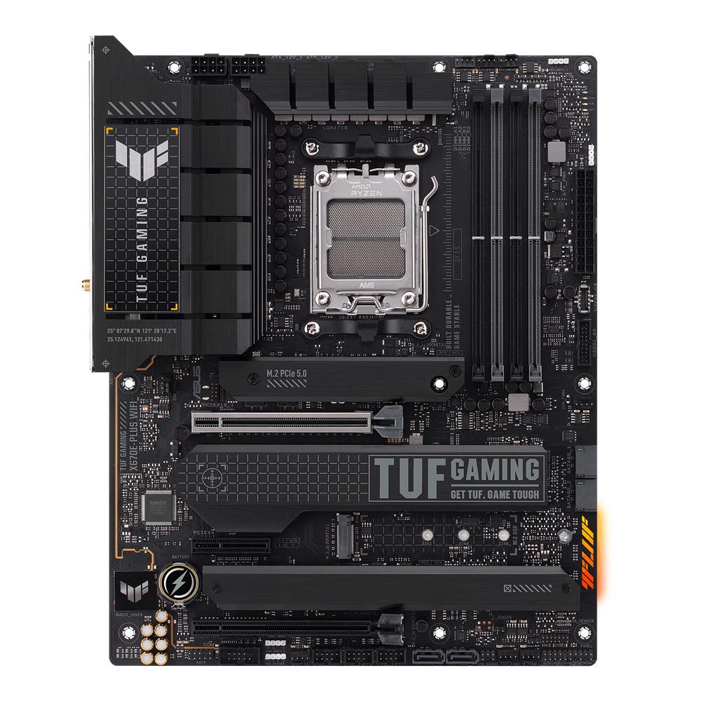 ASUS TUF GAMING X670E-PLUS WIFI Mainboard Sockel AMD AM5 Ryzen 7000 ATX PCIe 5.0 DDR5 M.2 WiFi 6E