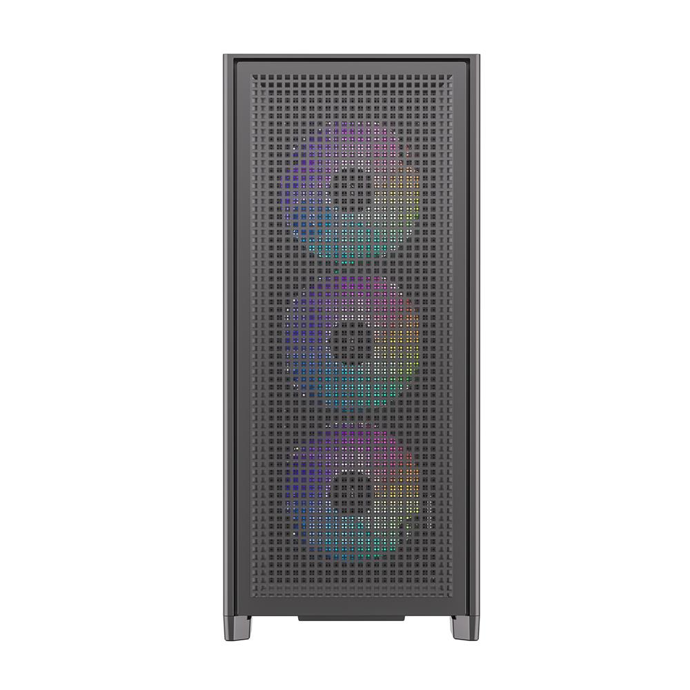 Silentware Air 2000 A-RGB Black – Midi Tower mit Glas-Seitenfenster & 7 RGB-Lüftern für maximalen Airflow