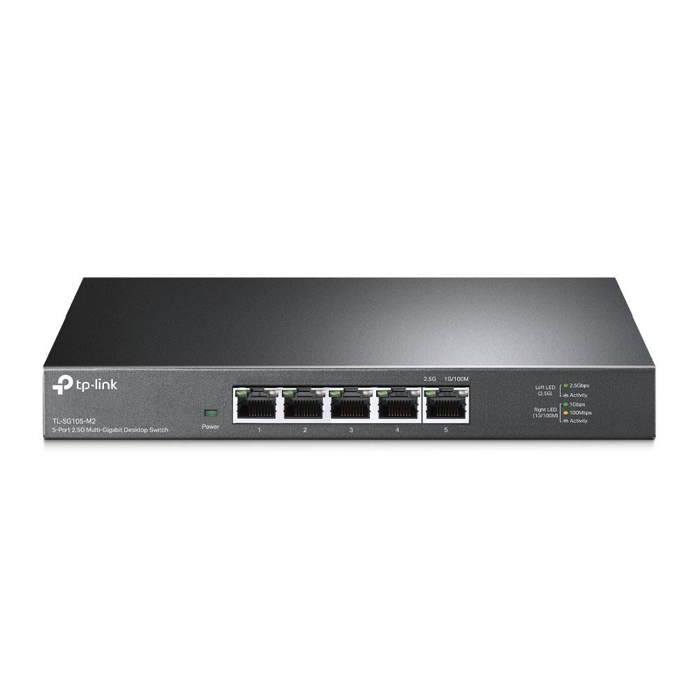 TP-Link TL-SG105-M2 5-Port 2.5G Desktop Switch – High-Speed für Gaming & Office