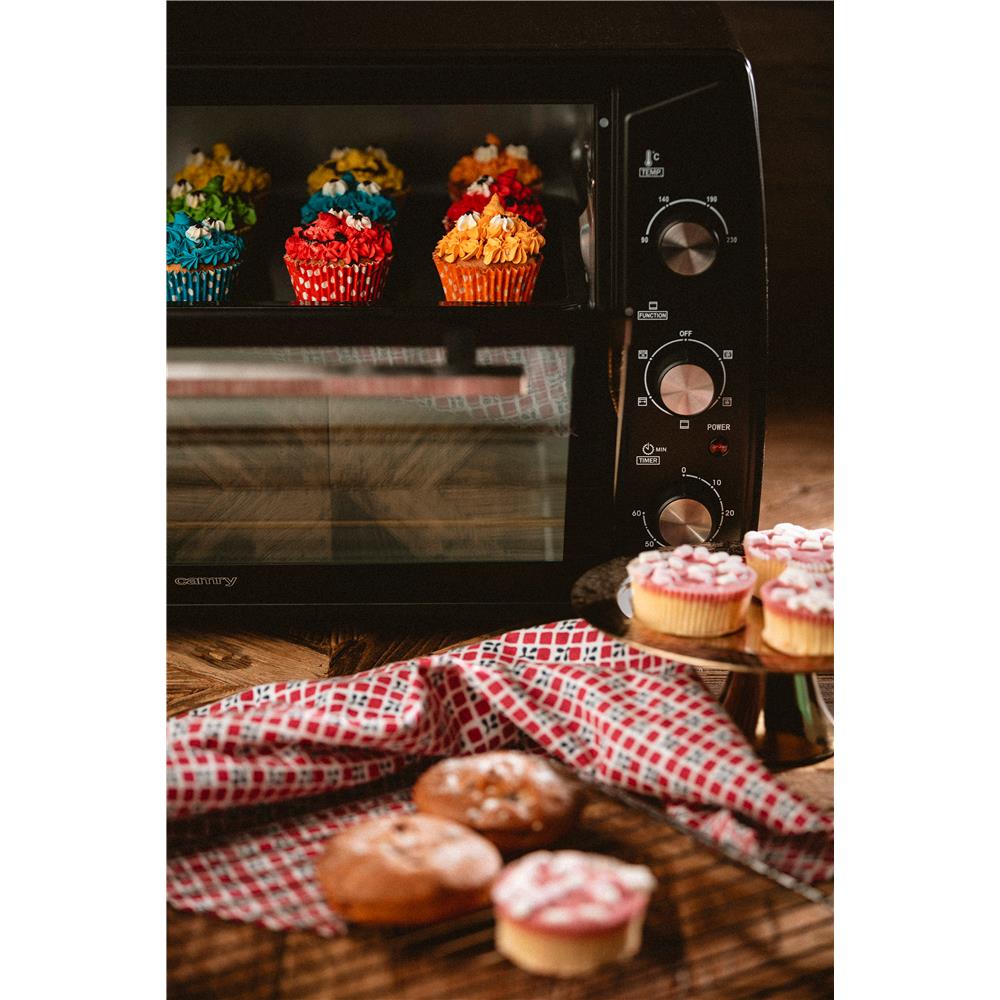 Camry CR 6017 Mini Backofen 63 L, schwarz
