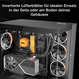be quiet! Light Wings 140mm PWM Reverse Black ARGB Lüfter hoher Airflow
