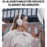 Edifier WH700NB Pro – Premium Kabellose Over-Ear Kopfhörer mit aktiver Geräuschunterdrückung, Elfenbeinfarben