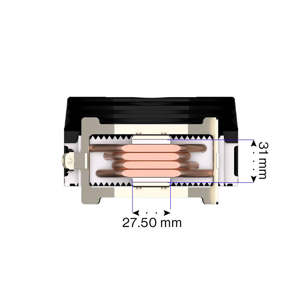 ENDORFY CPC Spartan 5 MAX ARGB, CPU-Kühler, Schwarz, Beleuchtet