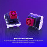 ENDORFY Thock 75 Prozent Wireless Tastatur DE Layout Kailh Box Red Schwarz