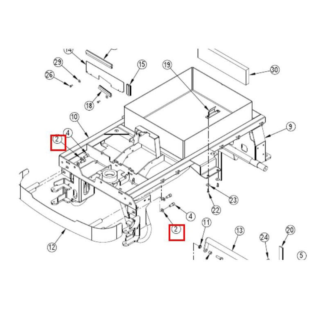 Nilfisk Original 56116872 Bumper Kit Stoßstangen Set